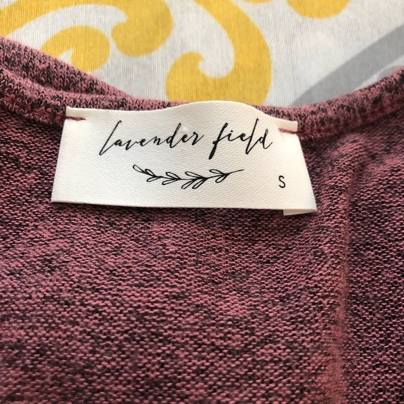 Lavender Field High/Low Top - Picture 3 of 3